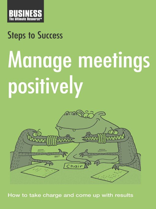 Title details for Manage Meetings Positively by Bloomsbury Publishing - Available